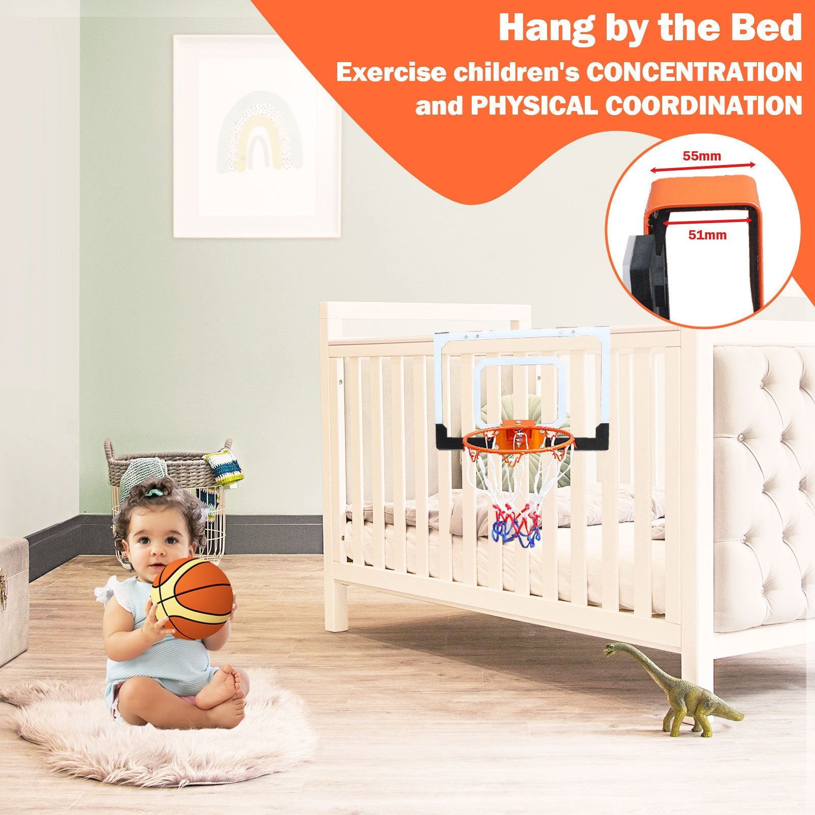 Mini Basketball Hoop - Indoor/Outdoor Fun-American Furniture Outlet