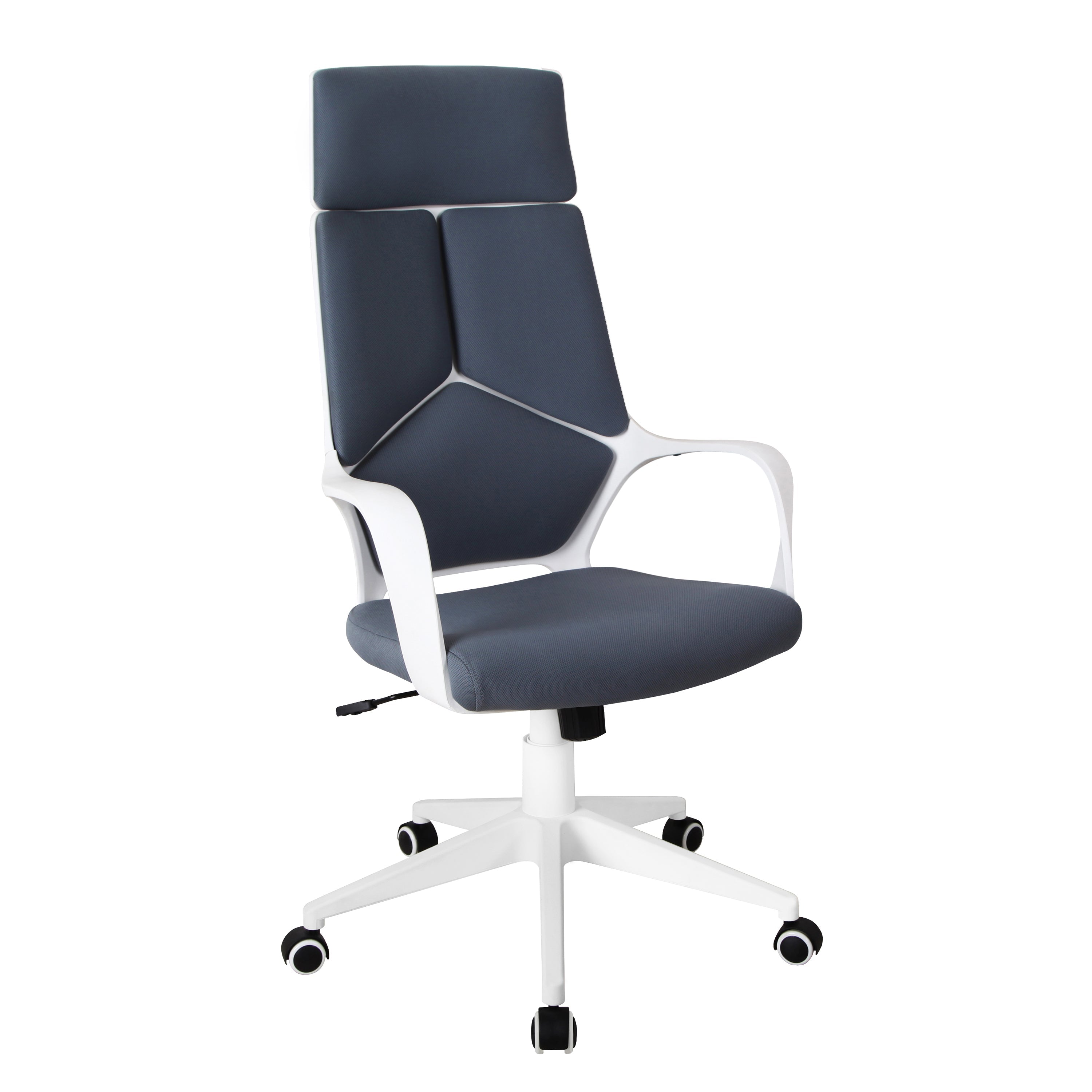 Modern Studio Office Chair - Grey/White-American Furniture Outlet