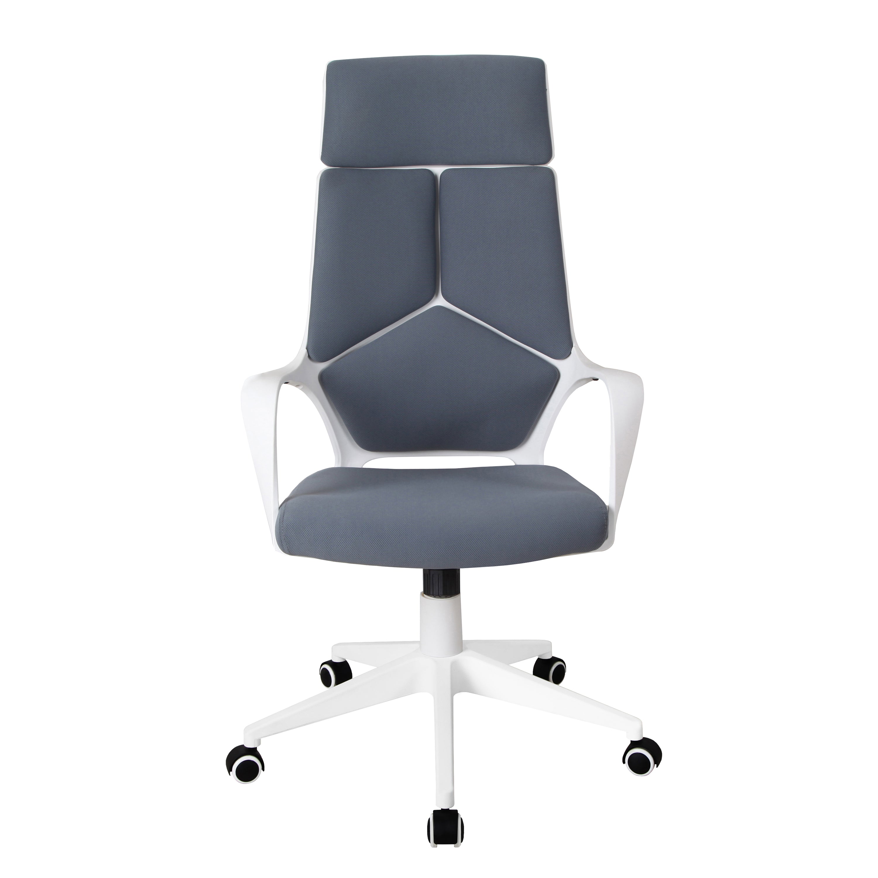 Modern Studio Office Chair - Grey/White-American Furniture Outlet