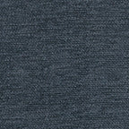 Dark blue upholstery fabric swatch with tight textured weave