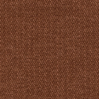 Warm brown upholstery fabric swatch with fine textured weave