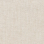 Light cream upholstery fabric swatch with tight textured weave