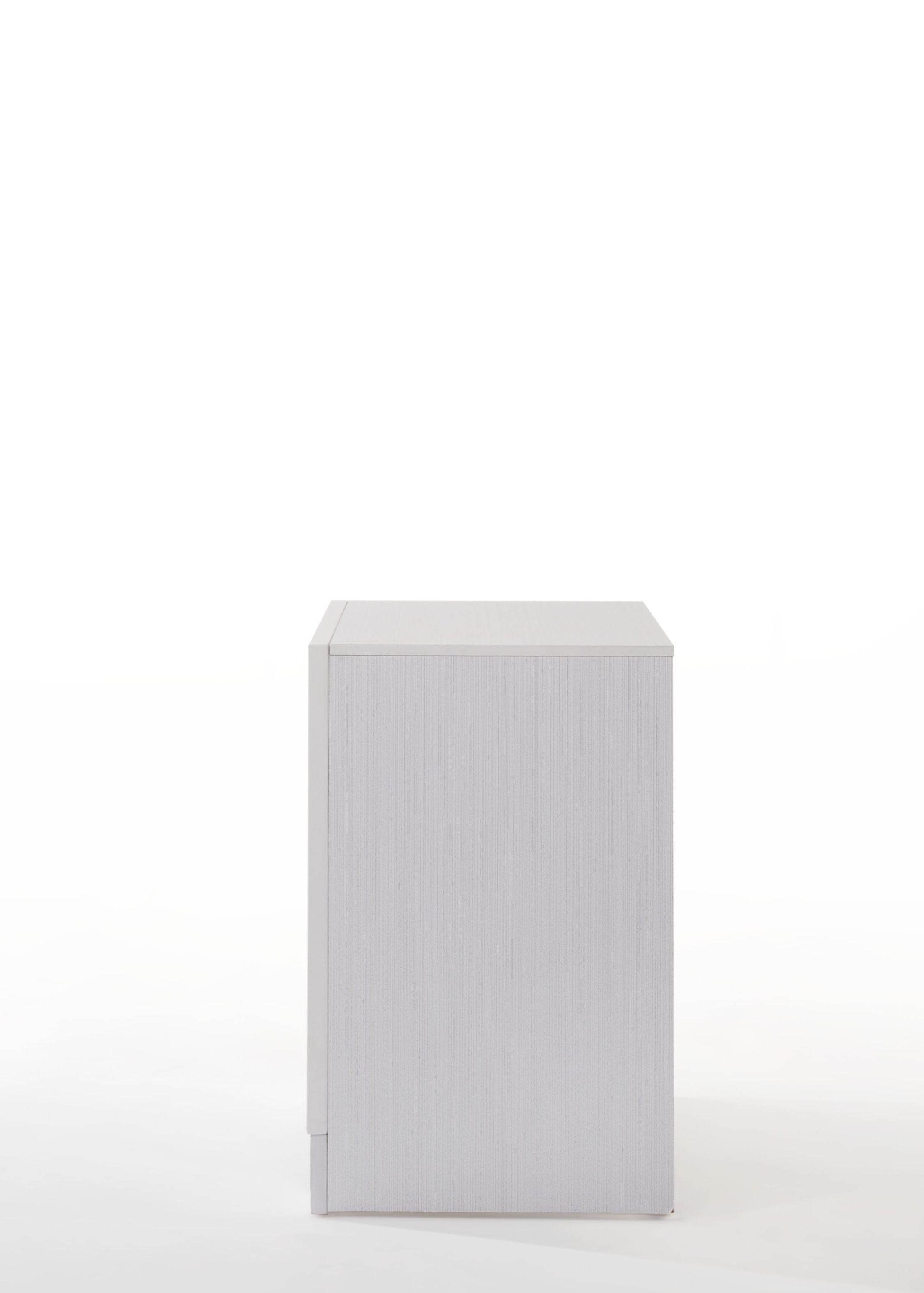 Naima White Nightstand - Modern Bedside Table-American Furniture Outlet