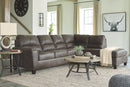 Navi Dark Gray L Shaped Sectional-Signature Design by Ashley®-American Furniture Outlet