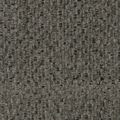 Gray textured upholstery fabric close-up with speckled weave pattern