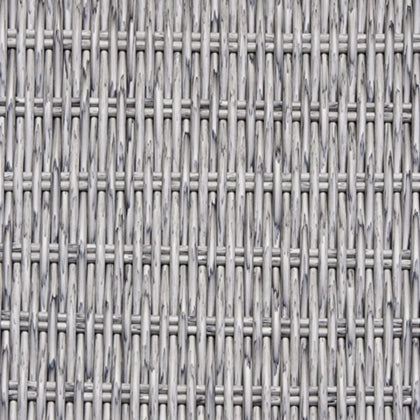 Woven wicker texture panel in light gray for outdoor sofa