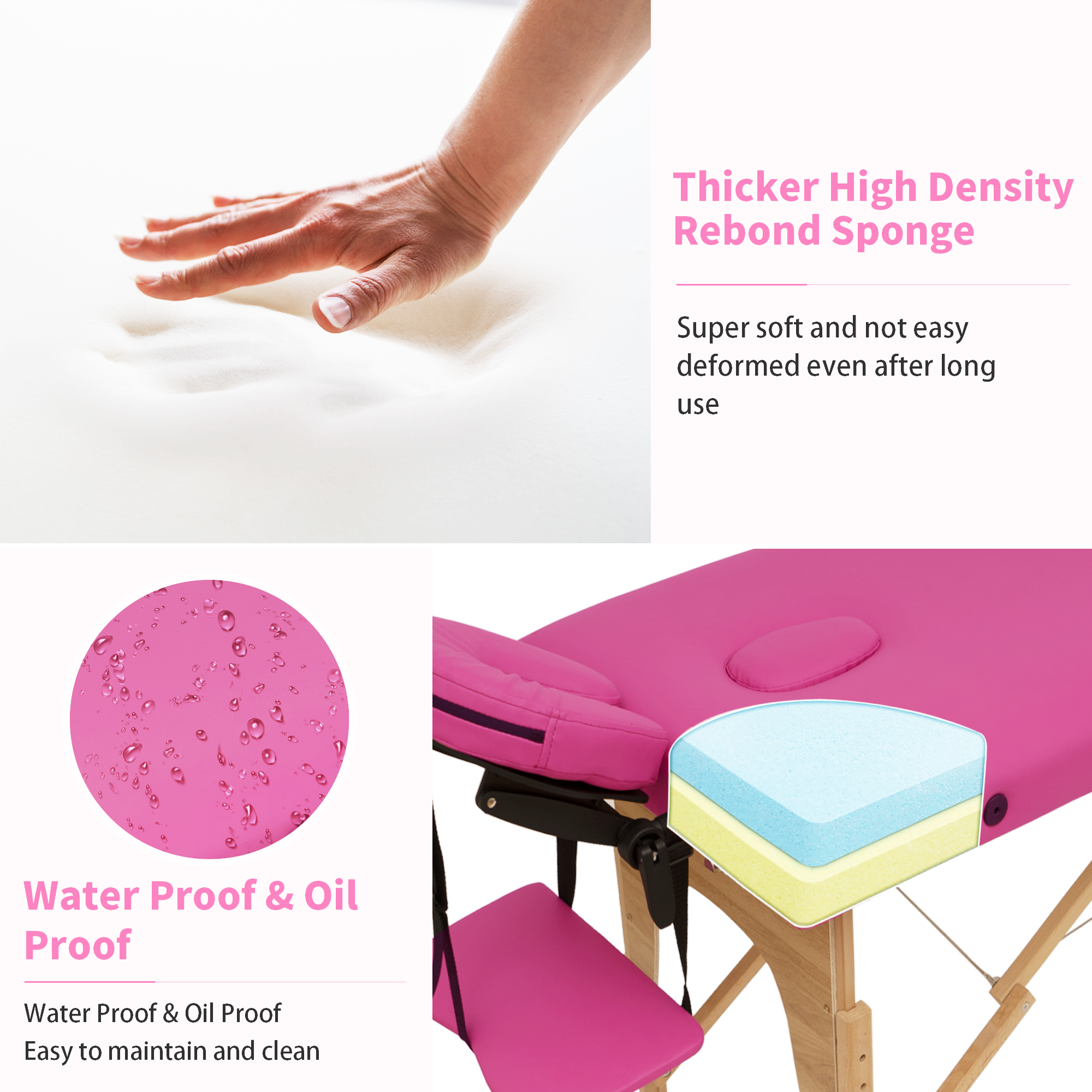 Portable Massage Table | Foldable Salon Bed | Lash Bed-American Furniture Outlet