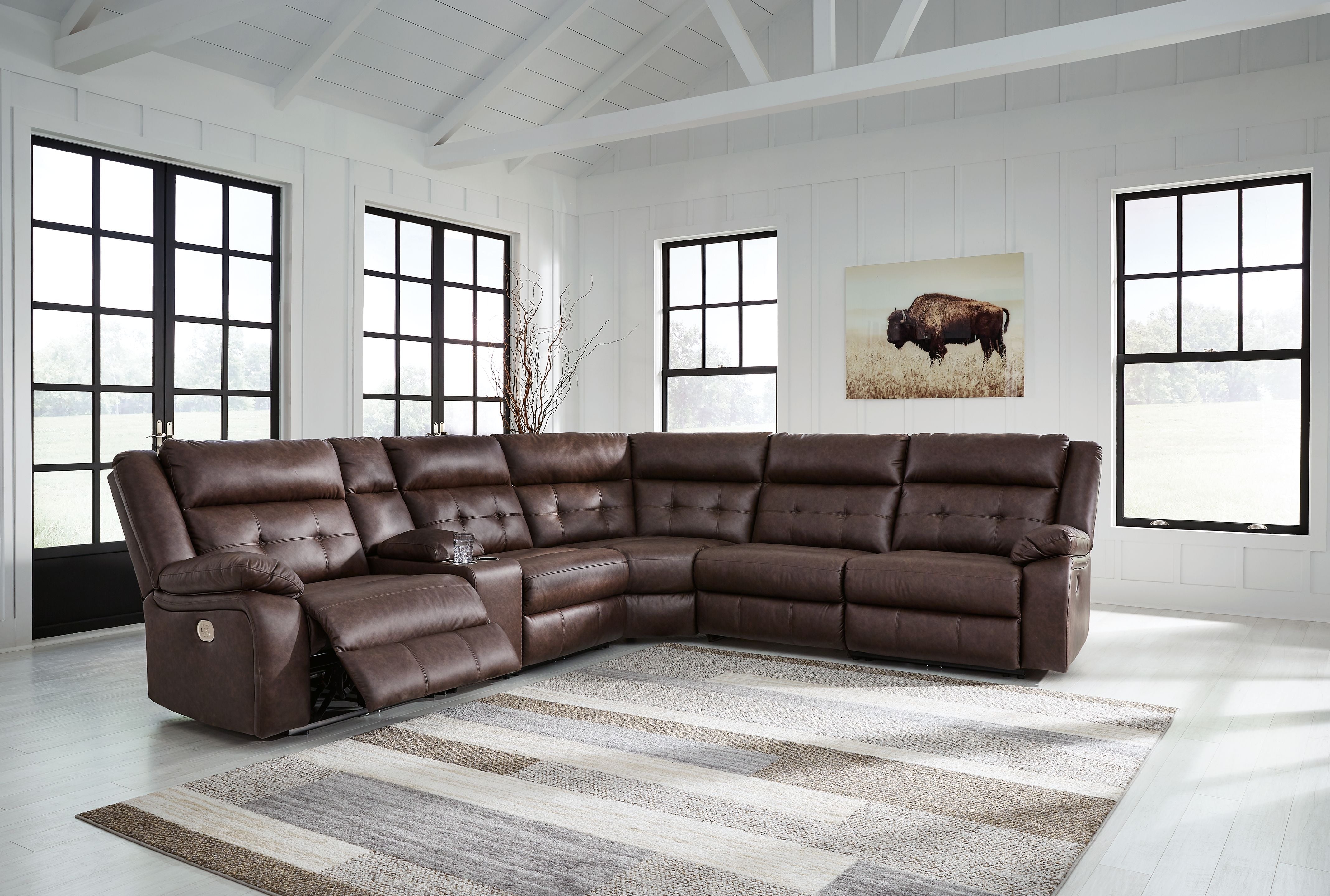 Punch Up Power Reclining Sectional-Signature Design by Ashley®-American Furniture Outlet