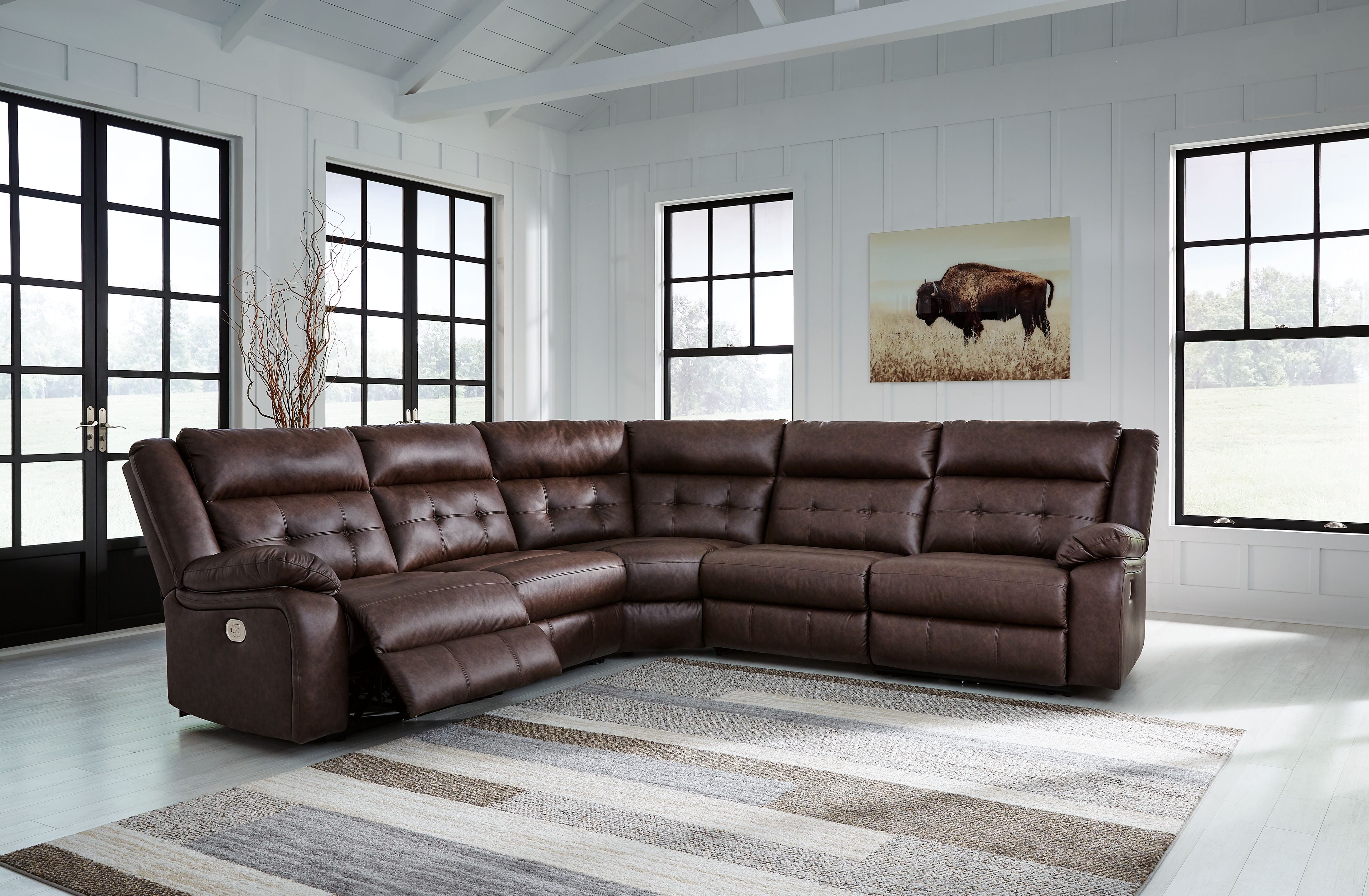 Punch Up Power Reclining Sectional-Signature Design by Ashley®-American Furniture Outlet