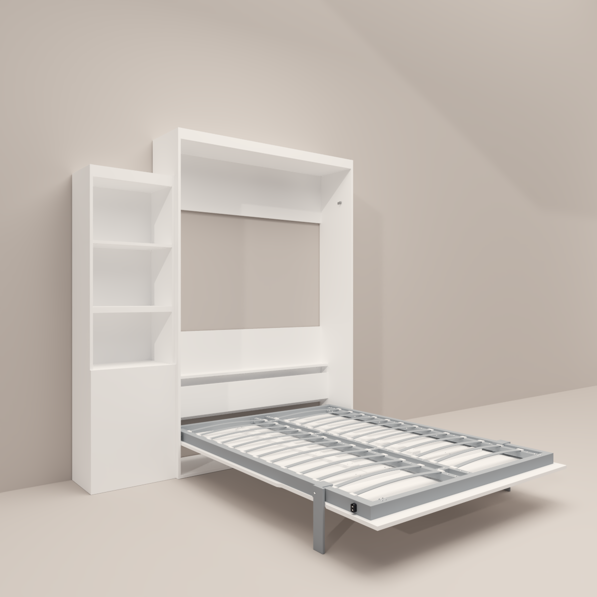Queen Size Vertical Murphy Bed | Space-Saving Wall Bed-American Furniture Outlet