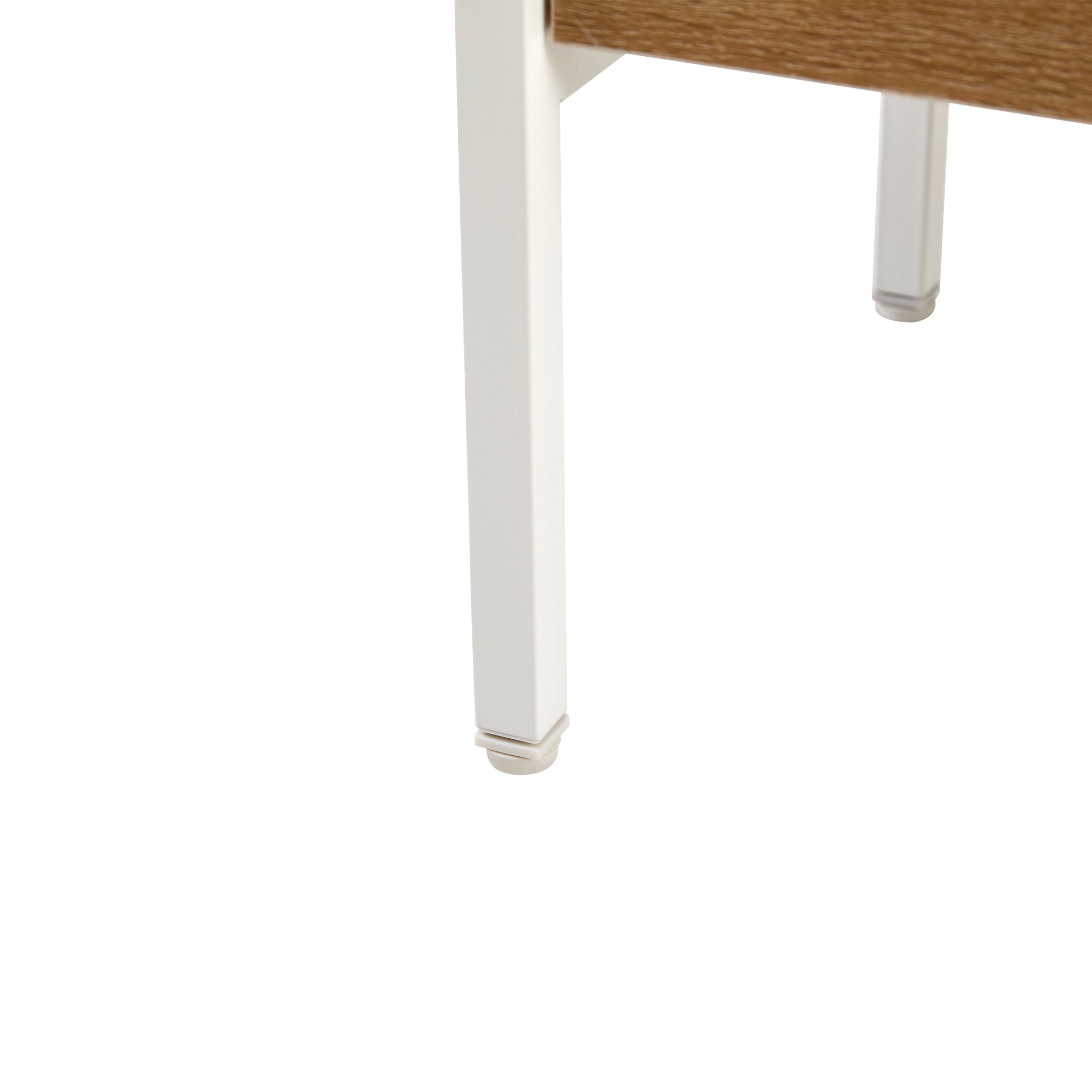 Rattan End Table w/ Power Outlet & USB - 15.75"-American Furniture Outlet