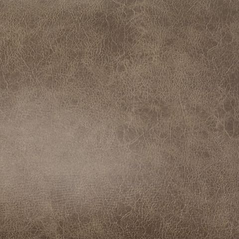 Fossil brown upholstery fabric swatch with suede-like texture