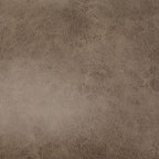 Fossil brown upholstery fabric swatch with suede-like texture