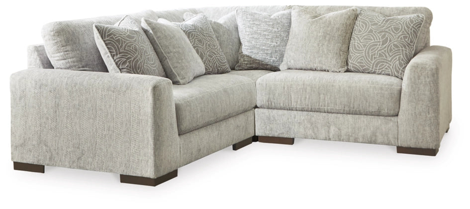 Regent Park Gray Modular Sectional - Plush Cushions Modern-Signature Design by Ashley®-American Furniture Outlet