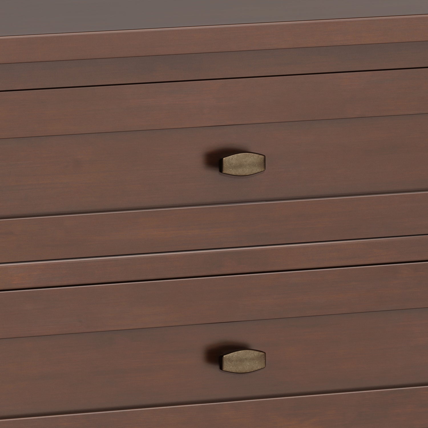 Russet Brown Warm Shaker Bedside Table-American Furniture Outlet