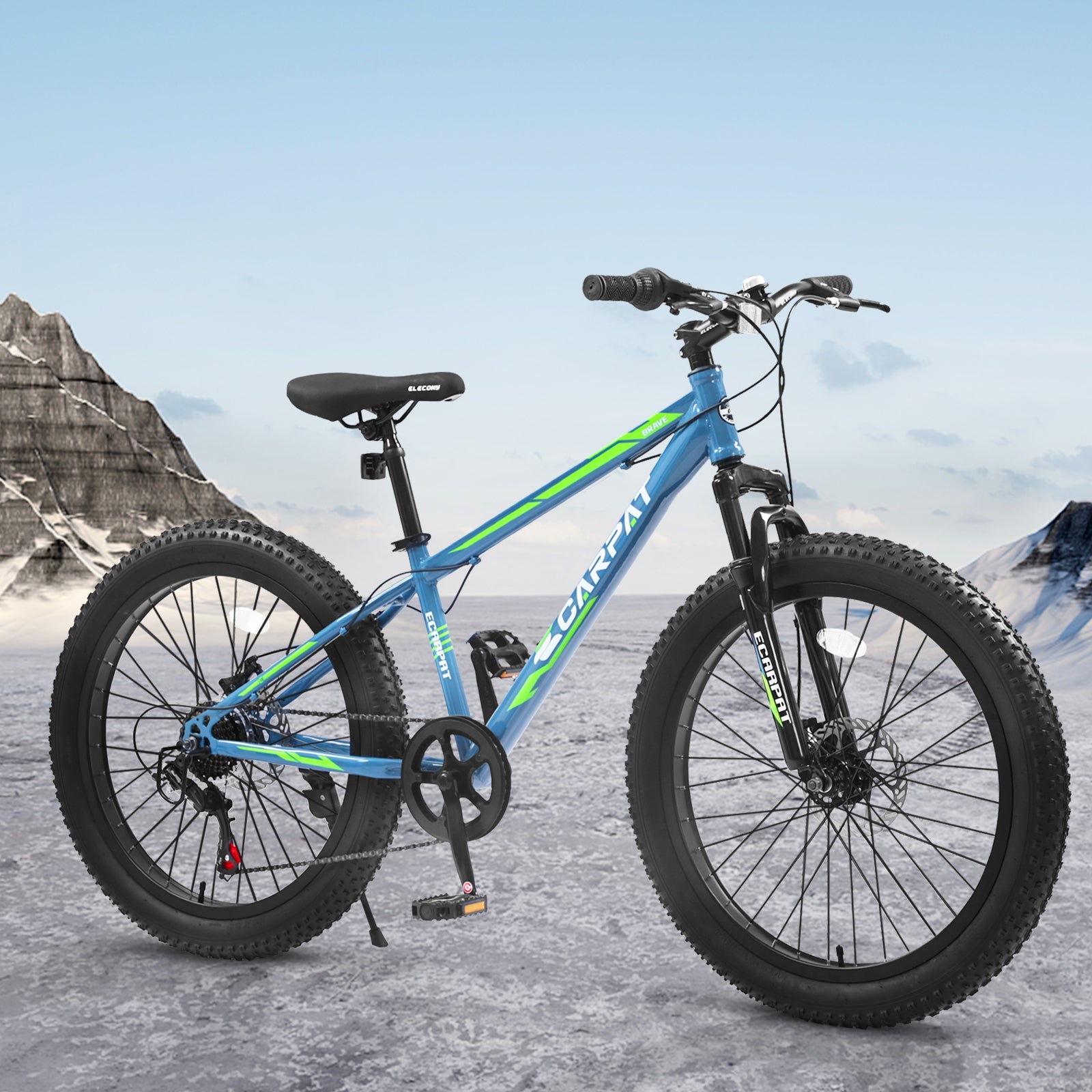 S24109 24" Fat Tire Mountain Bike - 7 Speed Shimano-American Furniture Outlet