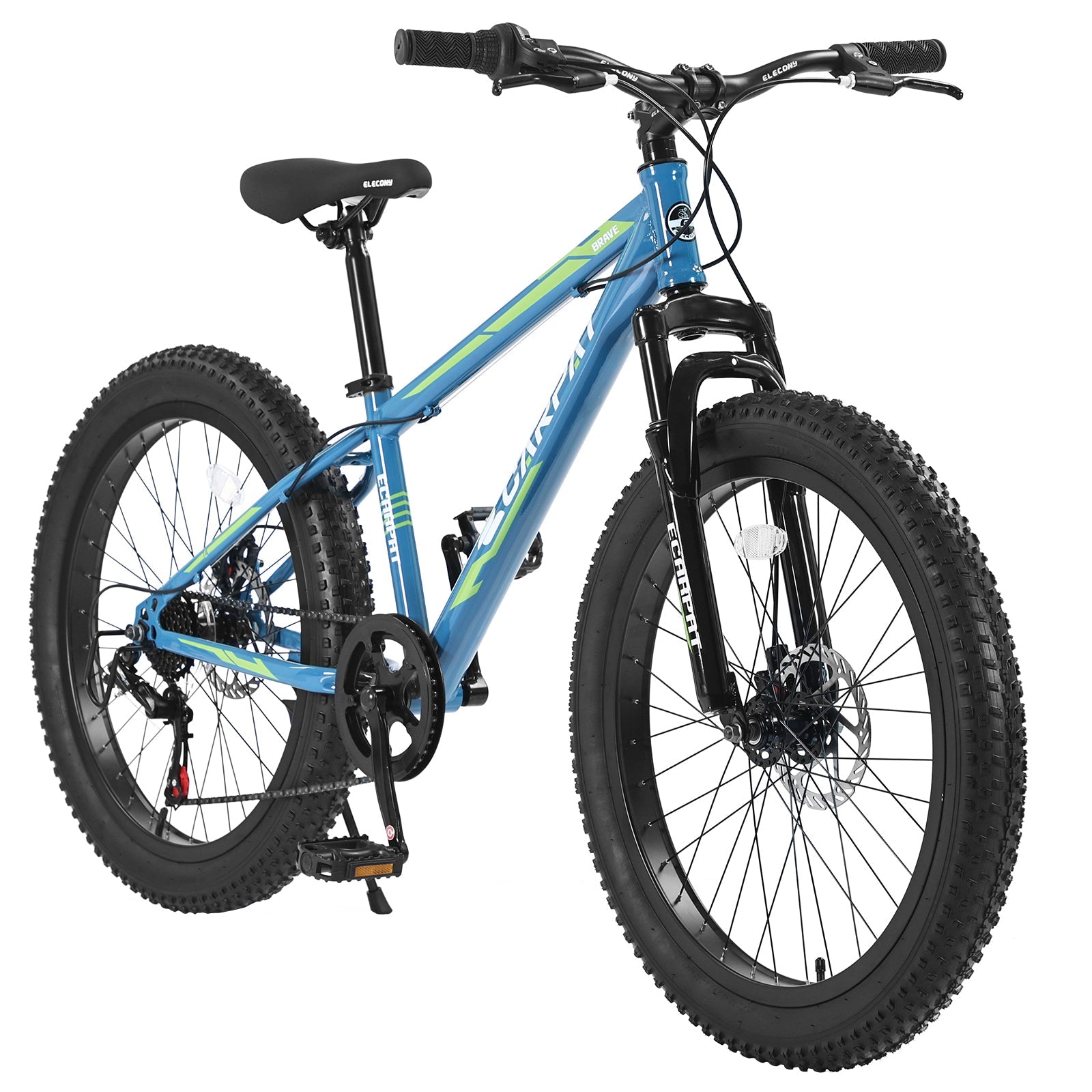 S24109 24" Fat Tire Mountain Bike - 7 Speed Shimano-American Furniture Outlet