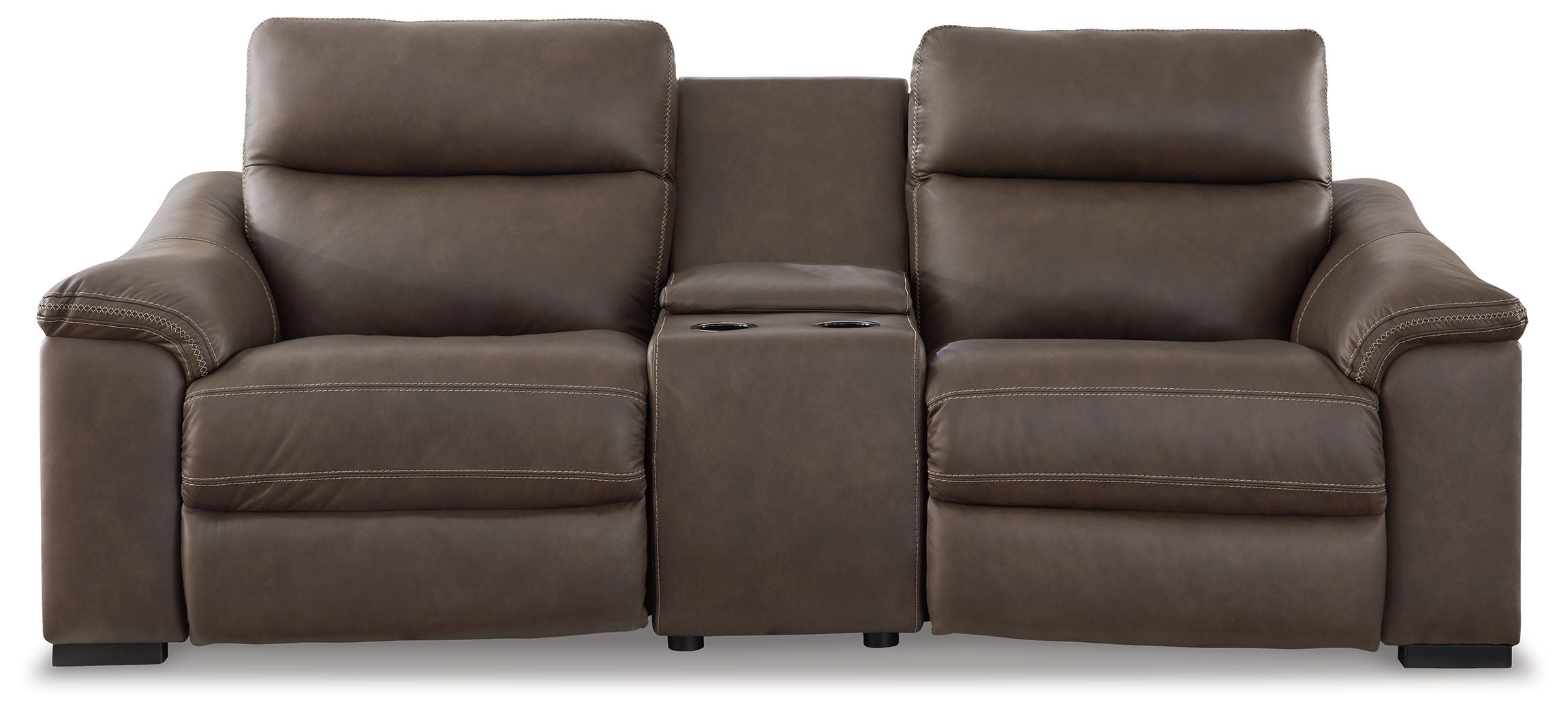 Salvatore Brown Power Reclining Sectional-Signature Design by Ashley®-American Furniture Outlet