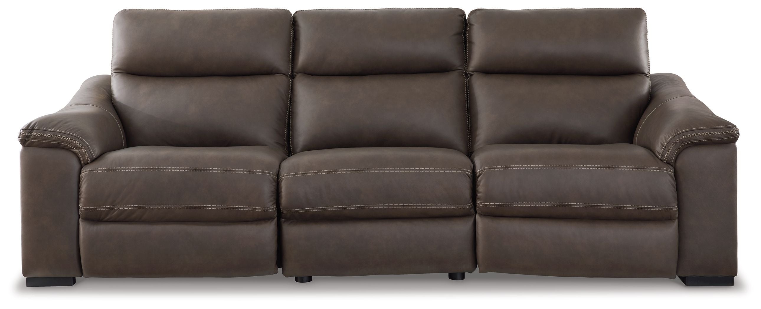 Salvatore Brown Power Reclining Sectional-Signature Design by Ashley®-American Furniture Outlet