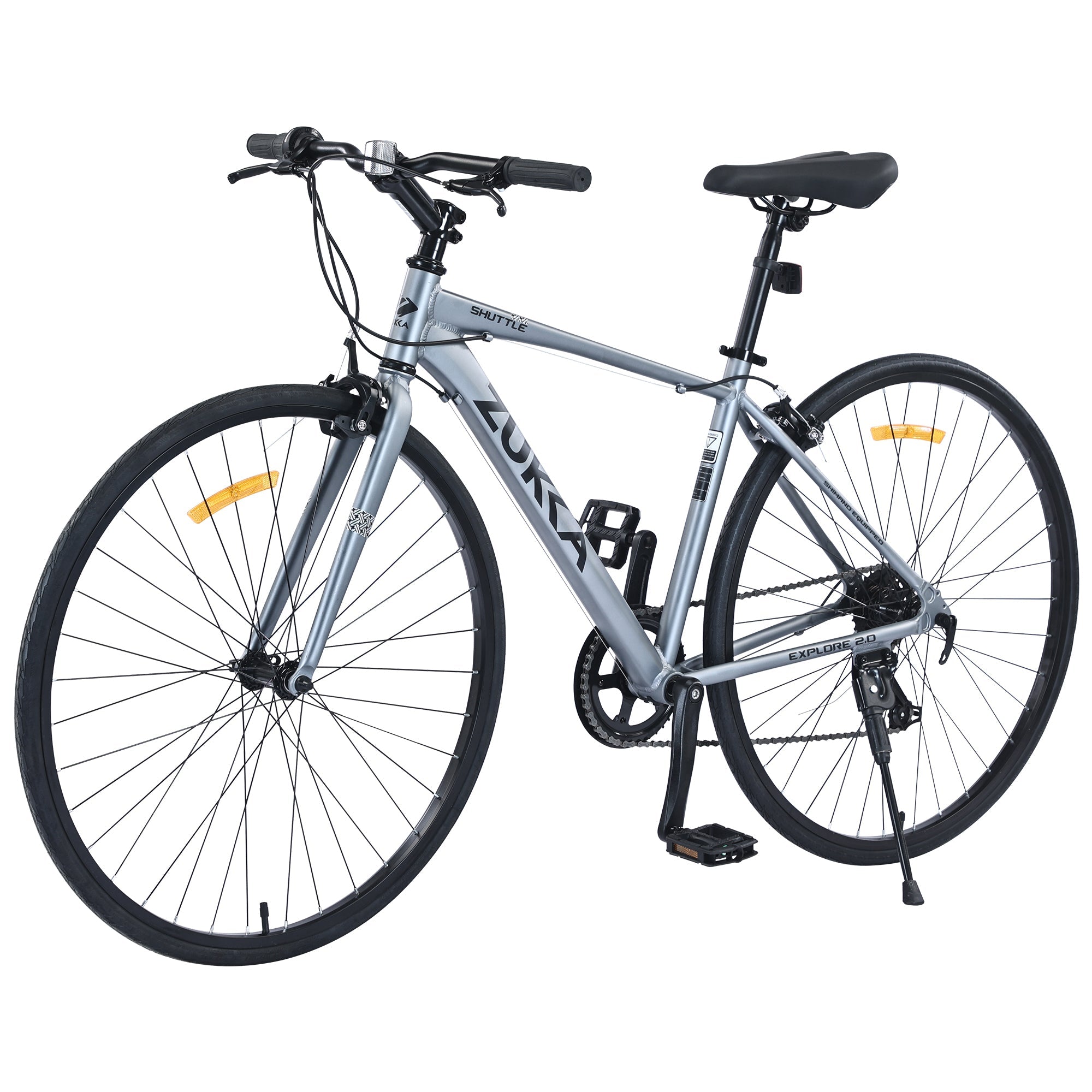Shimano 7-Speed Hybrid Bike 700C Wheels-American Furniture Outlet
