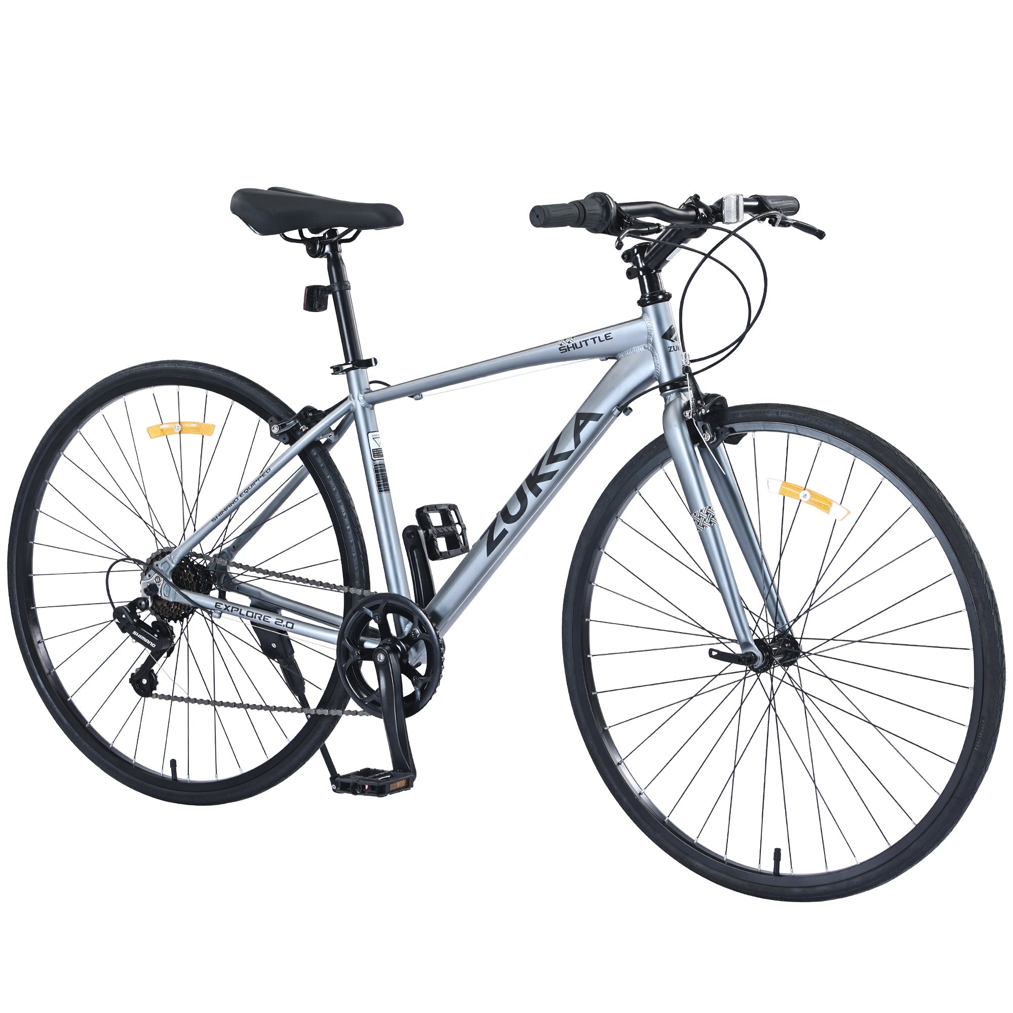 Shimano 7-Speed Hybrid Bike 700C Wheels-American Furniture Outlet