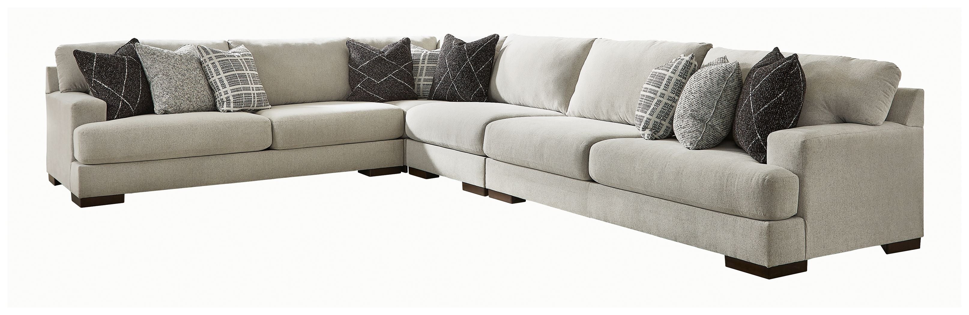 Signature Design by Ashley Artsie Sectional Set - Modern, Velvet, Comfy-Benchcraft®-American Furniture Outlet