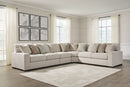 Signature Design by Ashley Ballyton Beige Sectional - Plush, Modern-Benchcraft®-American Furniture Outlet