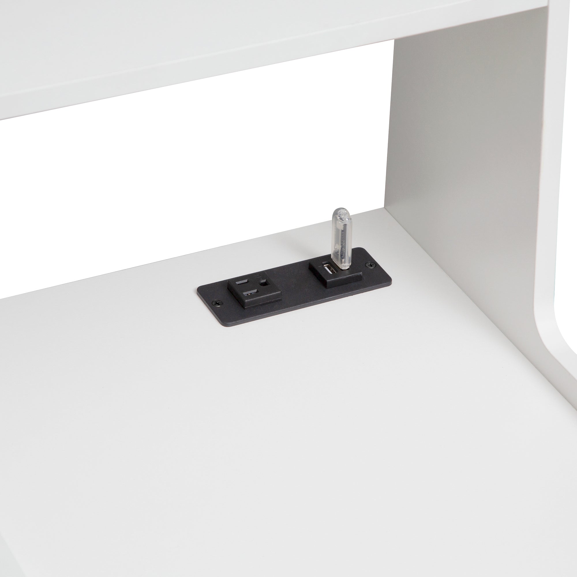 Smart Nightstand w/ Charging Station & Night Light-American Furniture Outlet