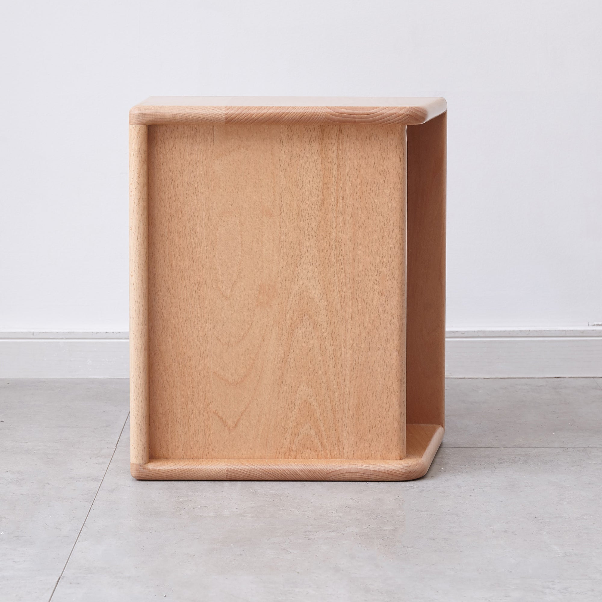 Solid Beech Wood Nightstand - Modern Bedside Table-American Furniture Outlet