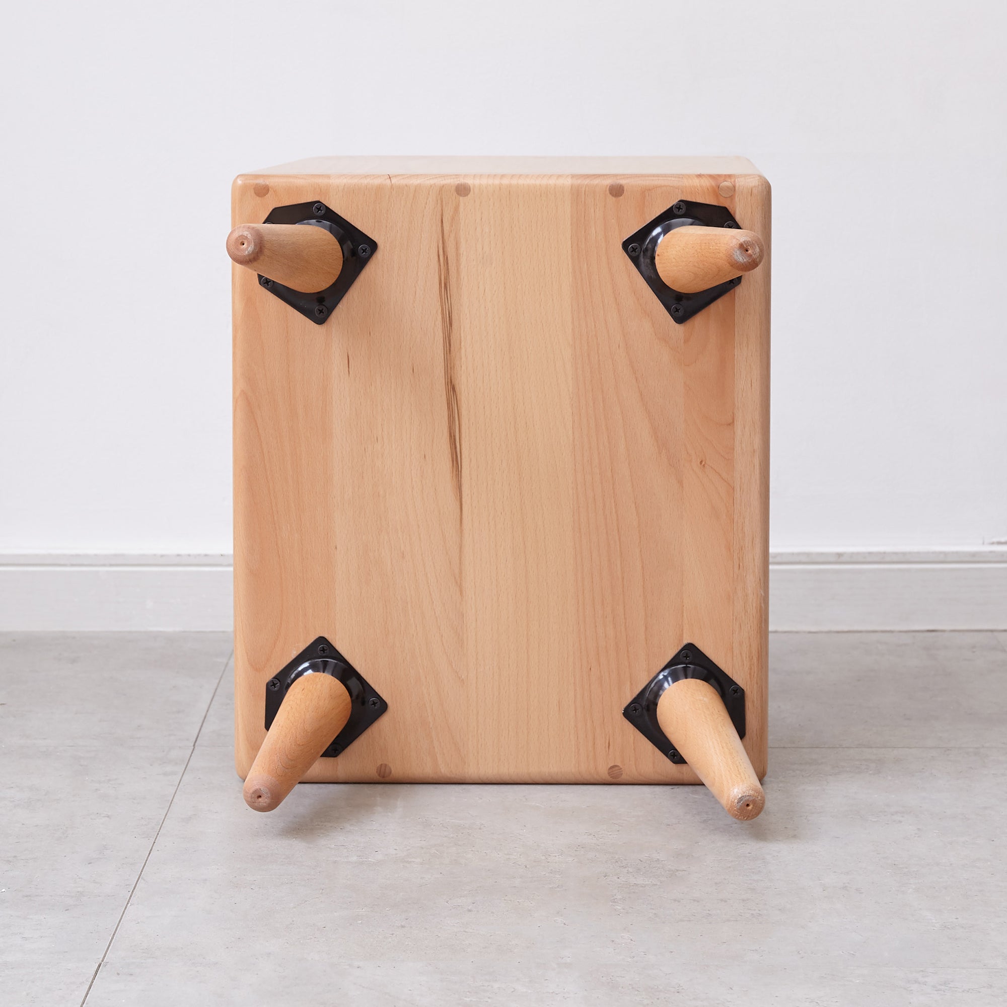 Solid Beech Wood Nightstand - Modern Bedside Table-American Furniture Outlet