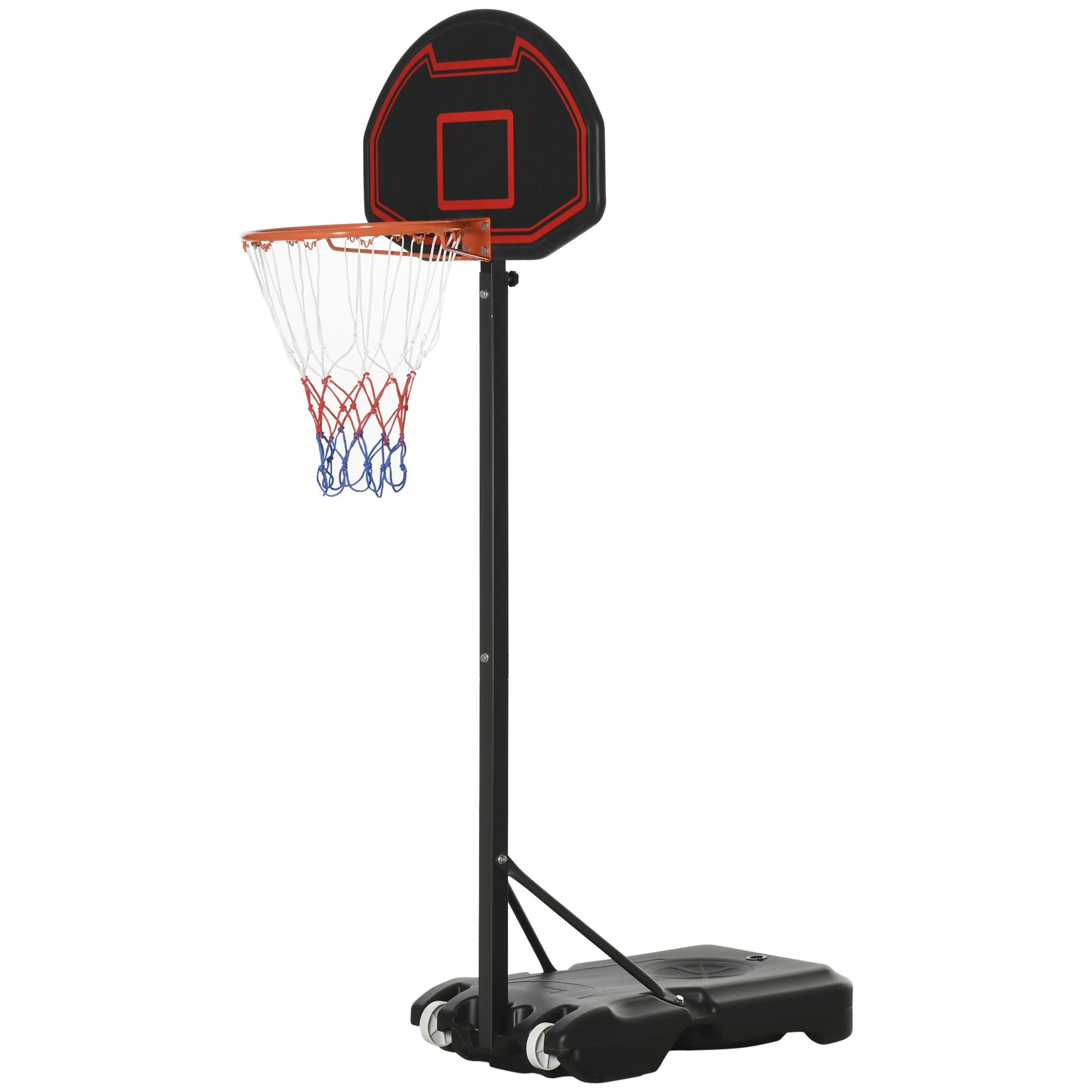 Soozier Portable Basketball Hoop 5.1'-6.9' Adjustable-American Furniture Outlet