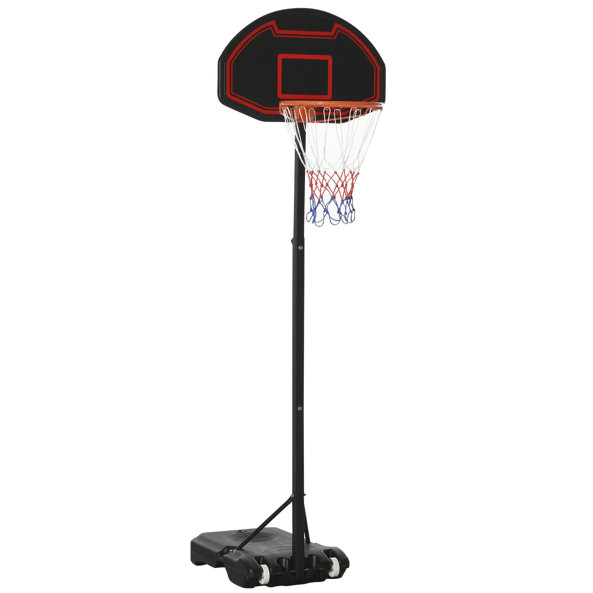 Soozier Portable Basketball Hoop 5.1'-6.9' Adjustable-American Furniture Outlet