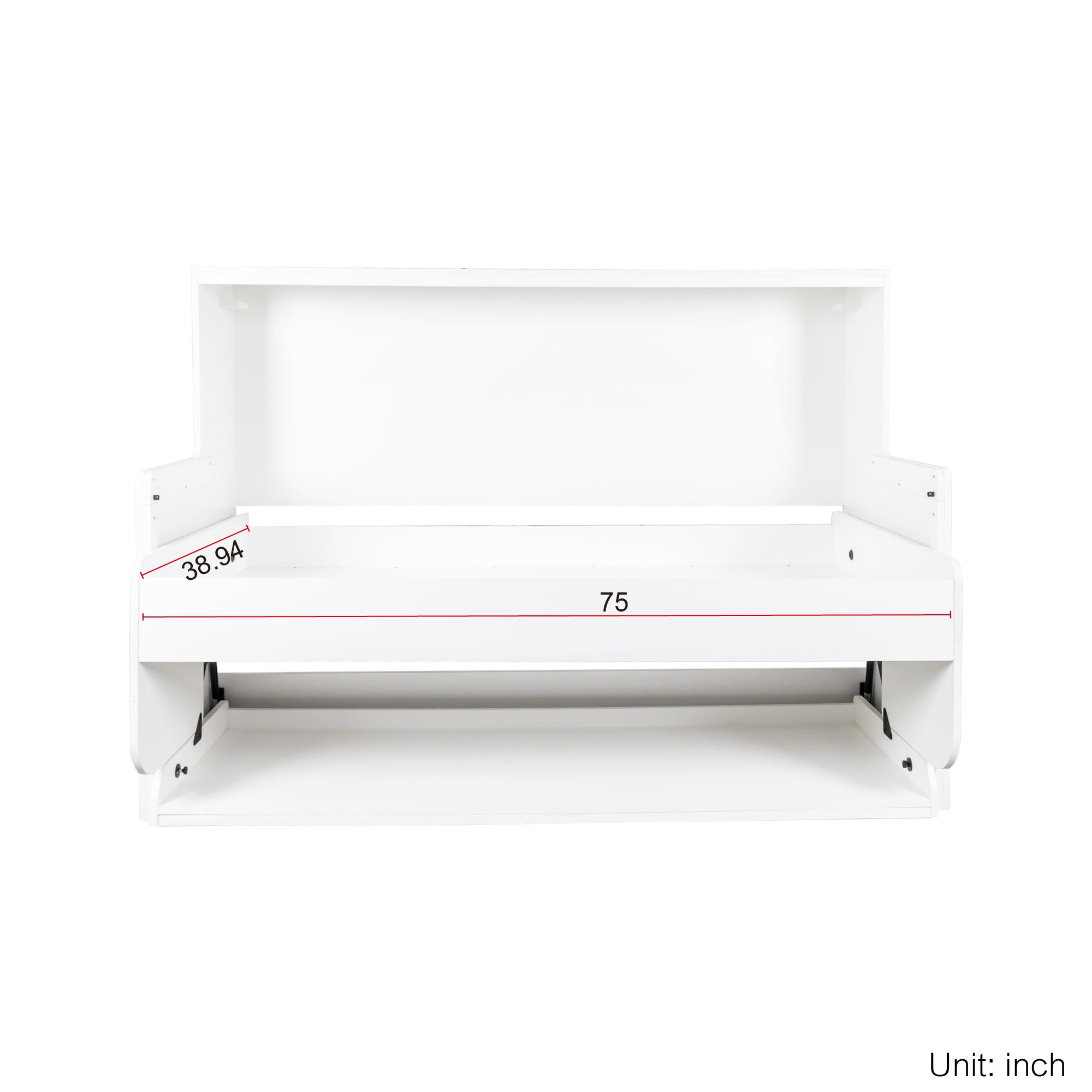 Space Saving Murphy Bed w/ Desk - Single-American Furniture Outlet
