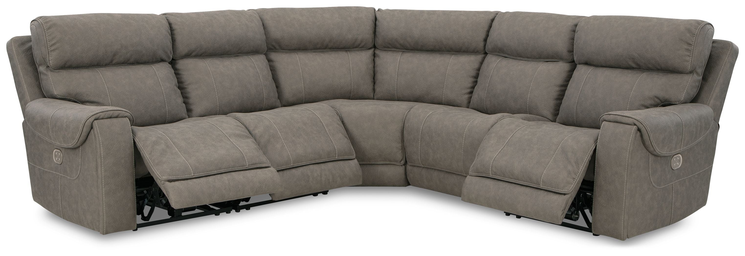 Starbot Gray Power Reclining Sectional-Signature Design by Ashley®-American Furniture Outlet