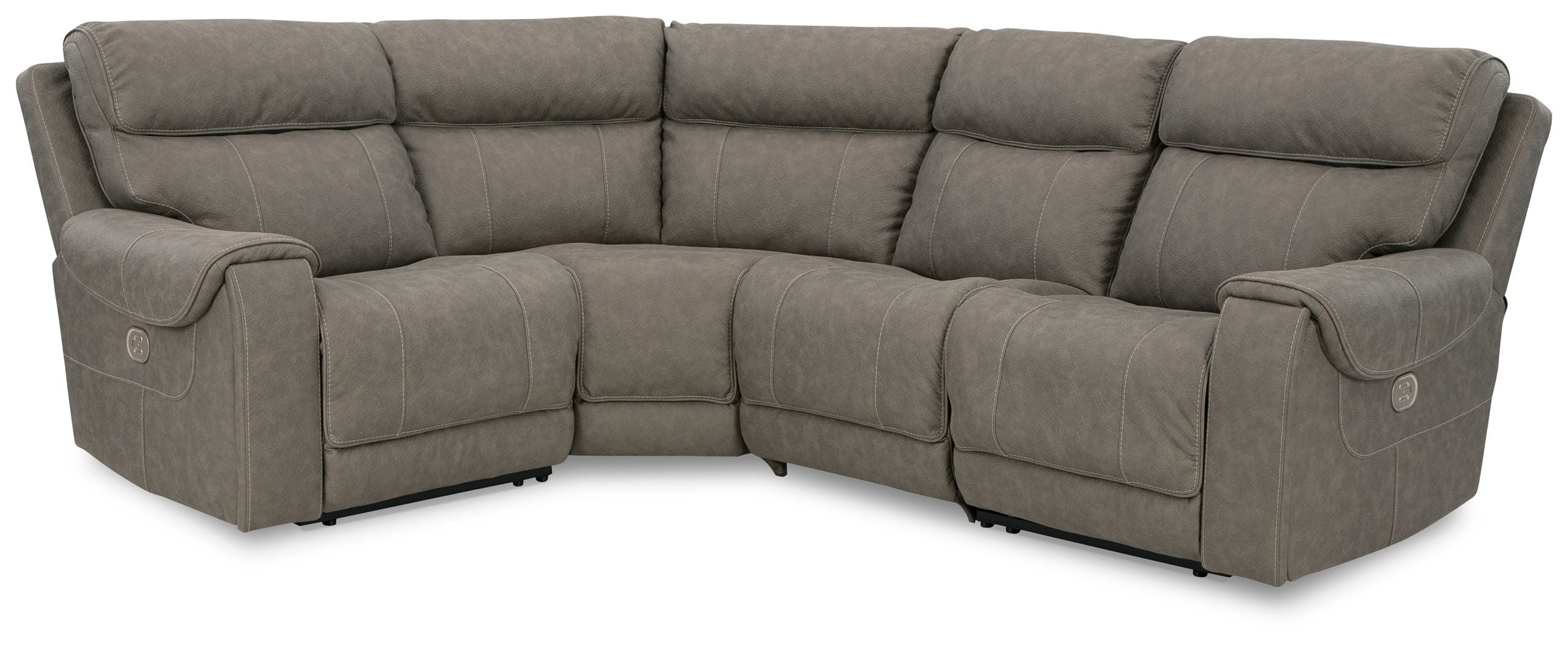 Starbot Gray Power Reclining Sectional-Signature Design by Ashley®-American Furniture Outlet