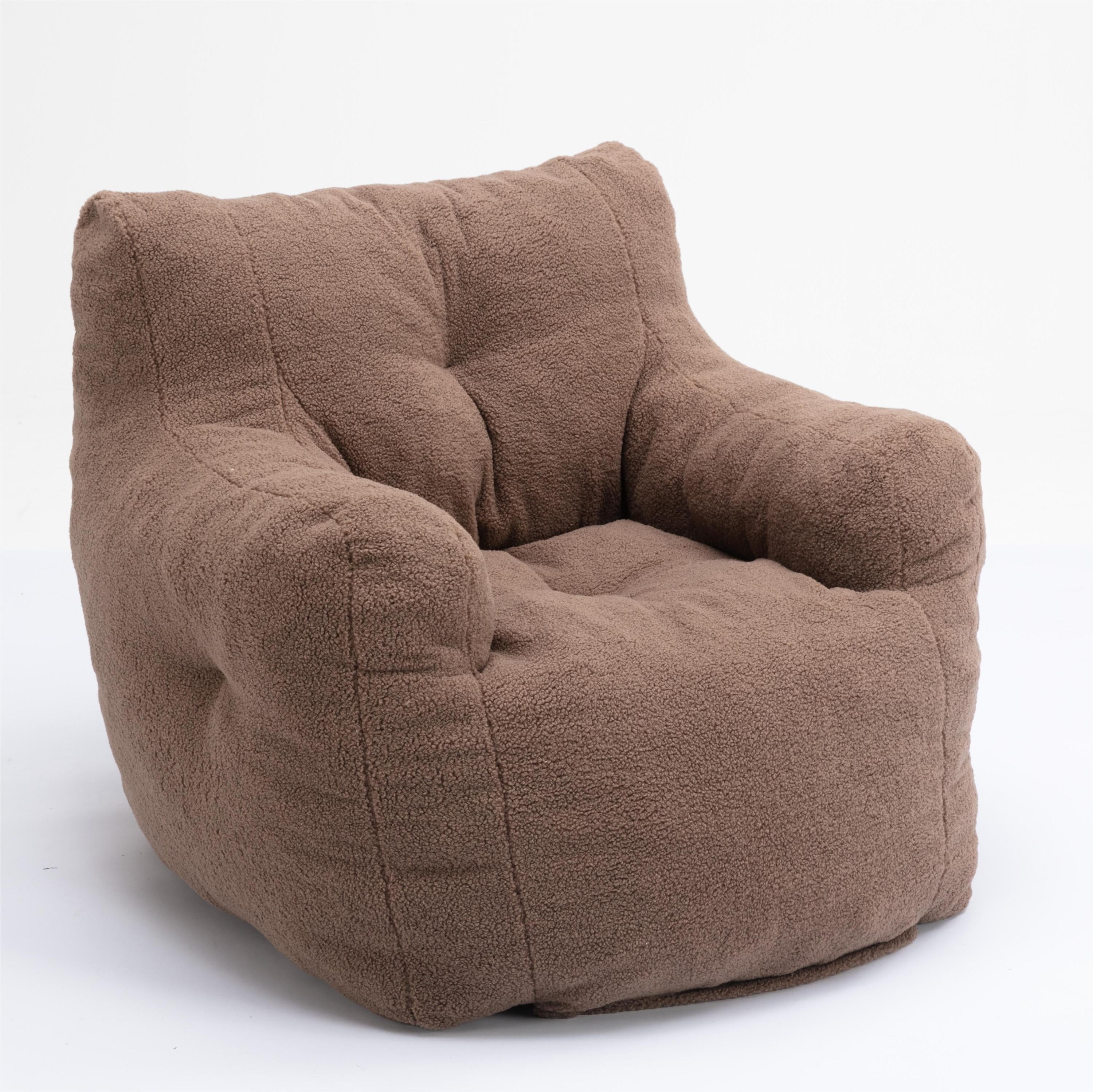 Teddy Bean Bag Chair with Coffee Table-American Furniture Outlet