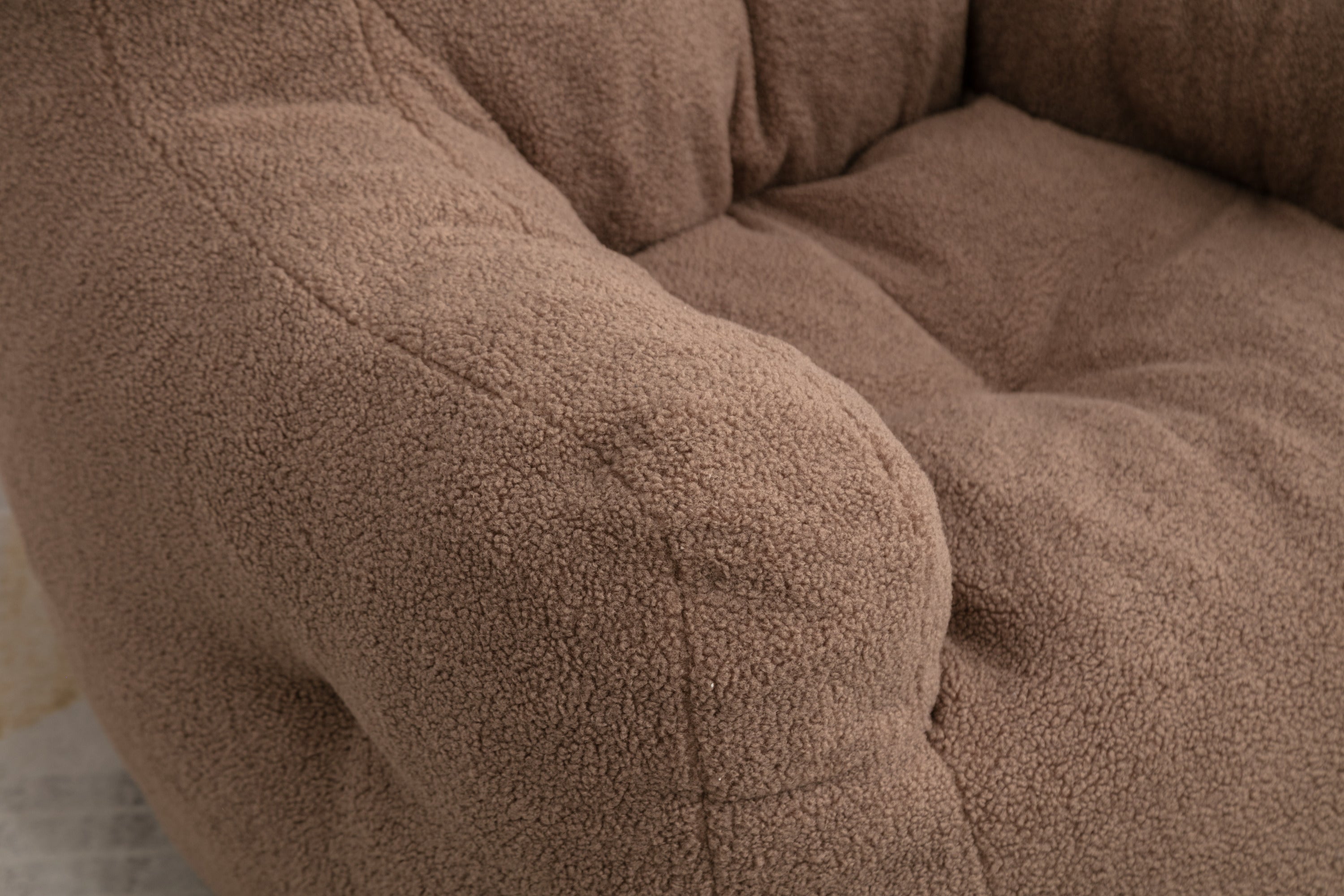 Teddy Bean Bag Chair with Coffee Table-American Furniture Outlet