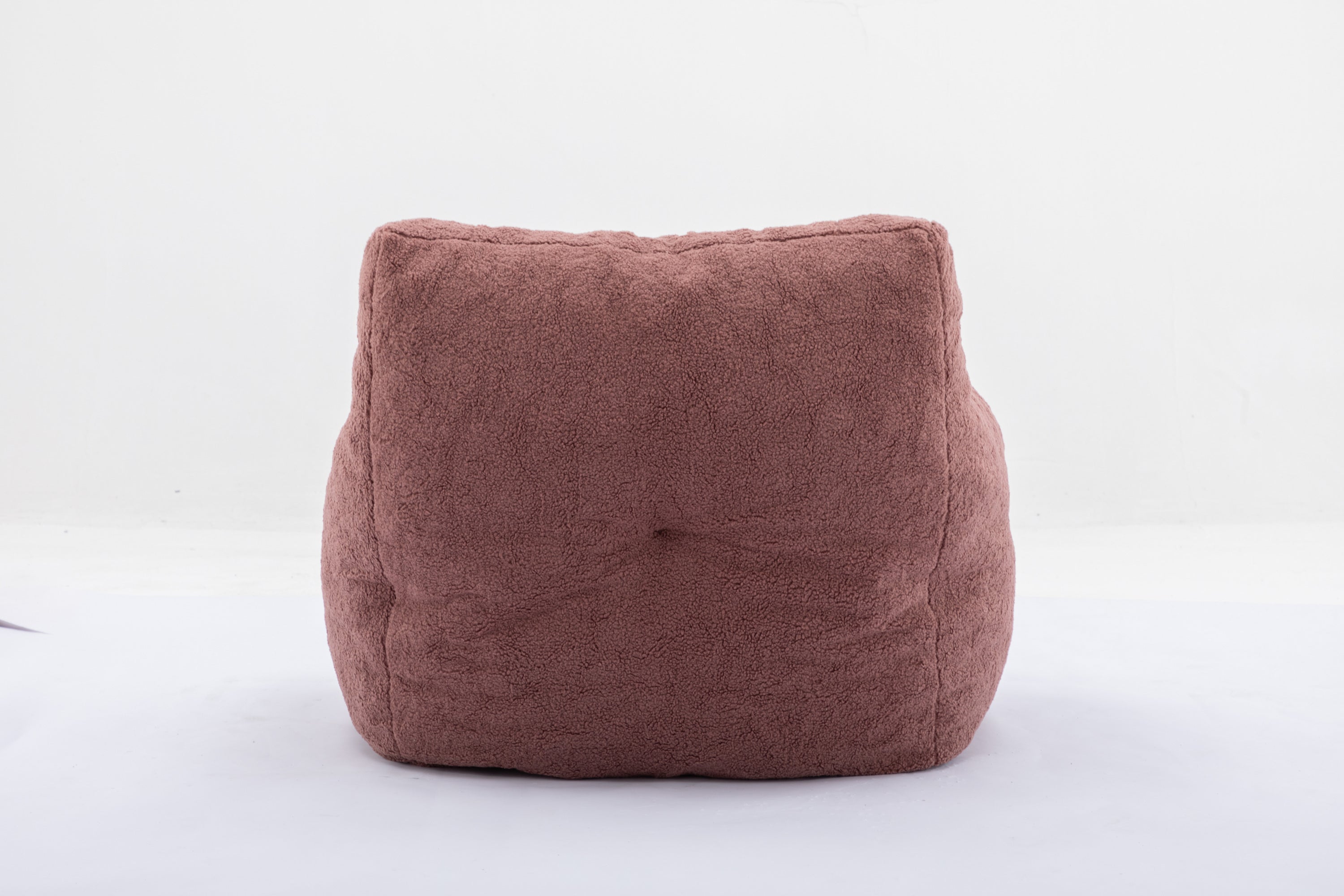 Teddy Fabric Bean Bag Chair - Red-American Furniture Outlet