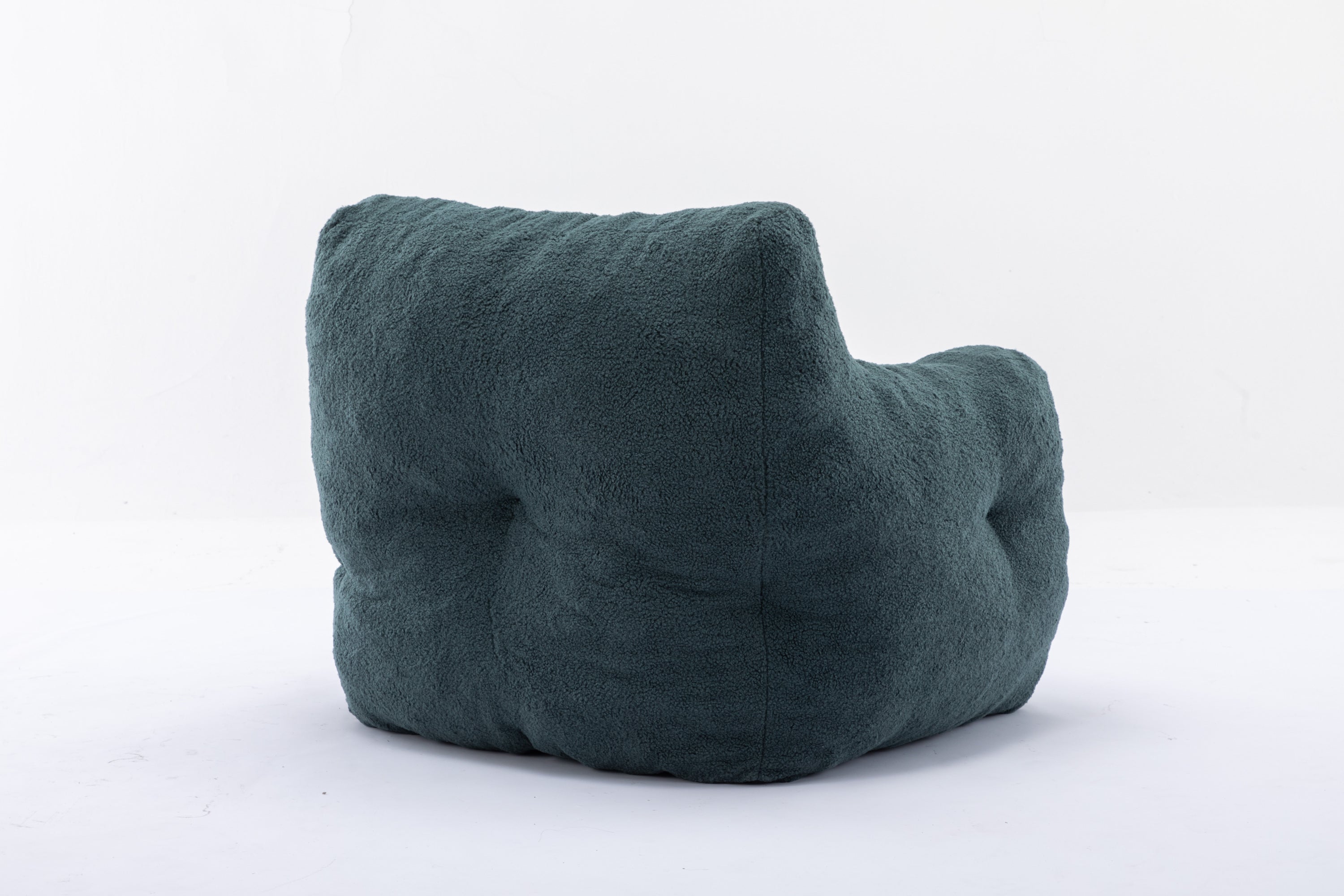 Teddy Fabric Bean Bag Chair | Tufted Foam-American Furniture Outlet