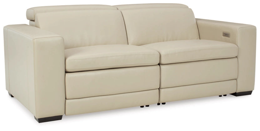 Texline Leather Power Reclining Sectional-Signature Design by Ashley®-American Furniture Outlet