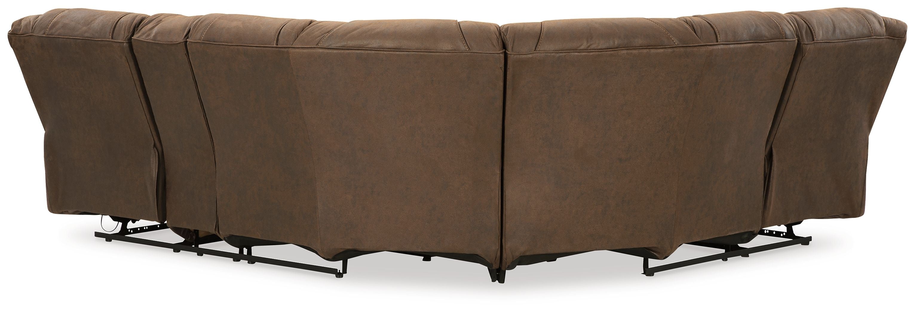 Trail Boys Brown Faux Leather Sectional-Signature Design by Ashley®-American Furniture Outlet