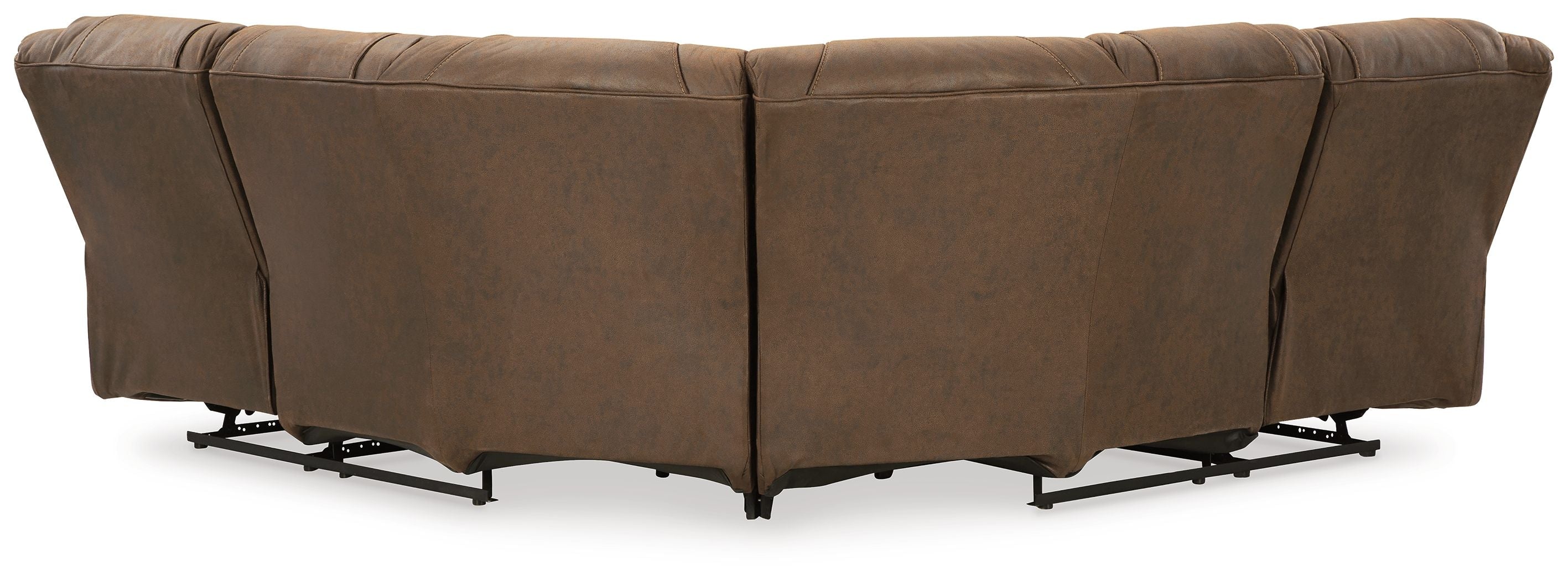 Trail Boys Brown Faux Leather Sectional-Signature Design by Ashley®-American Furniture Outlet