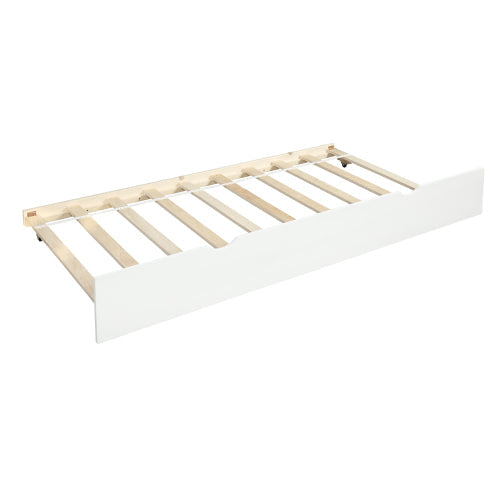 Twin Daybed w/ Trundle White | Space Saver-American Furniture Outlet