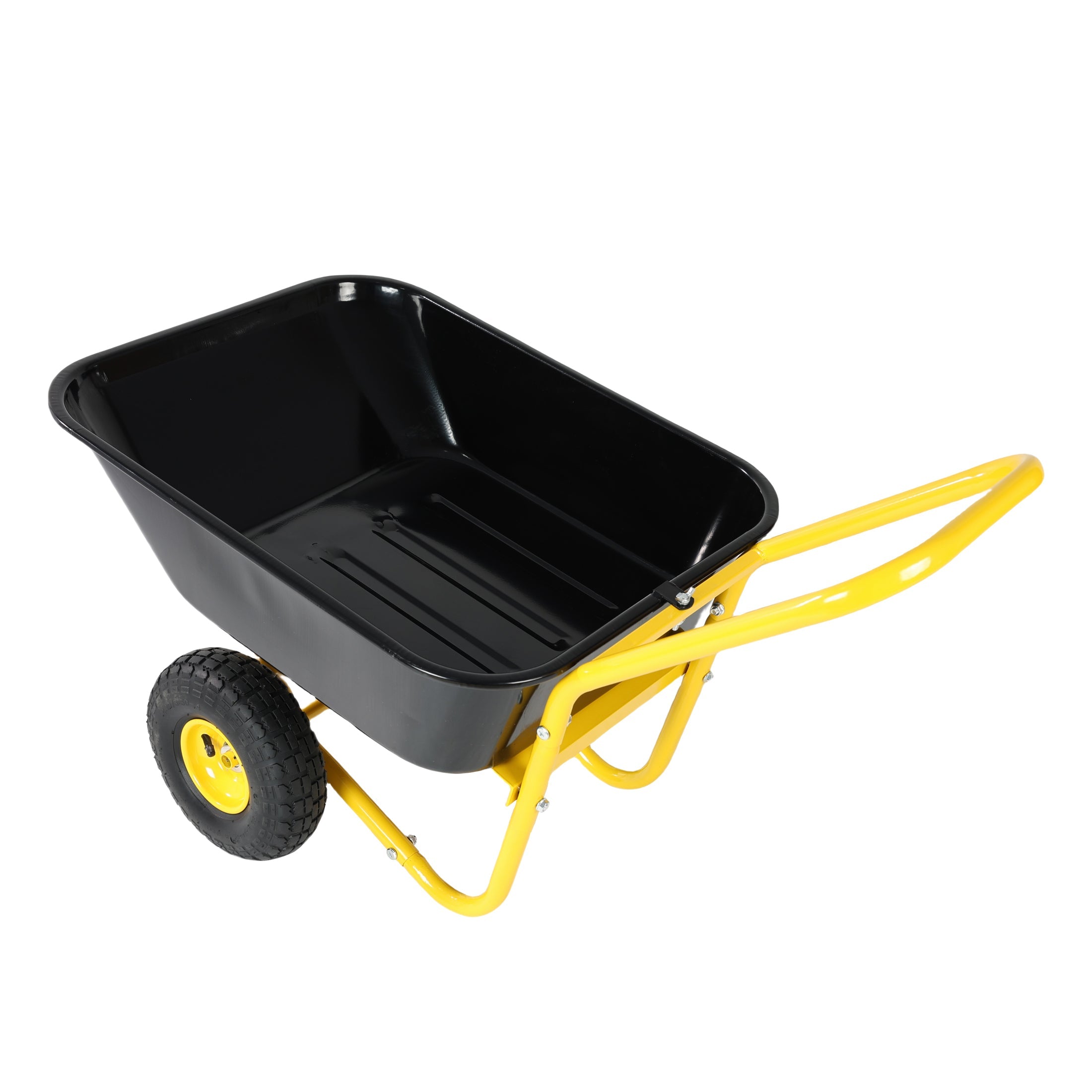 Two-Wheeled Garden Cart - 10" Pneumatic Wheels-American Furniture Outlet