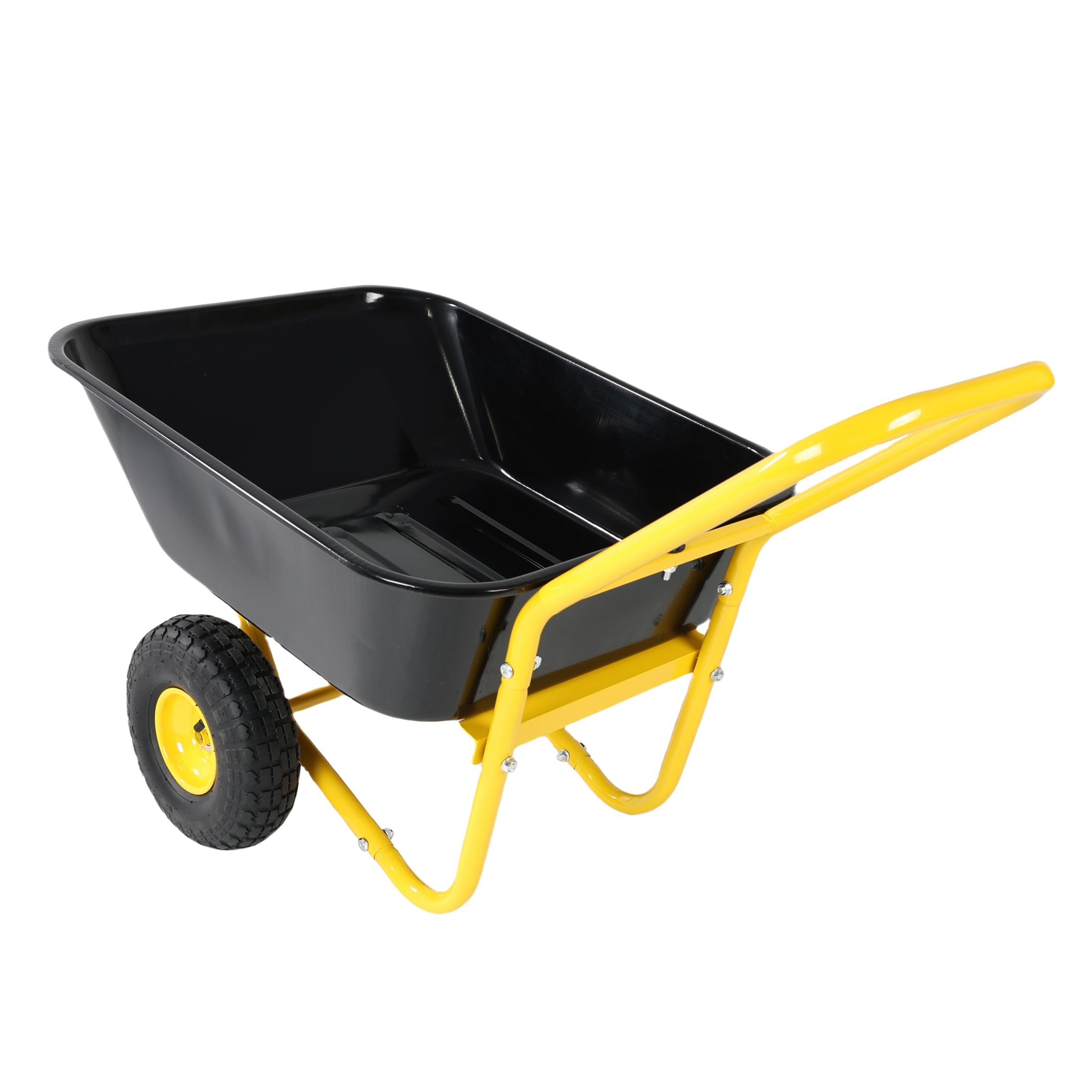 Two-Wheeled Garden Cart - 10" Pneumatic Wheels-American Furniture Outlet