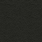 Black textured upholstery close-up with pebbled leather pattern