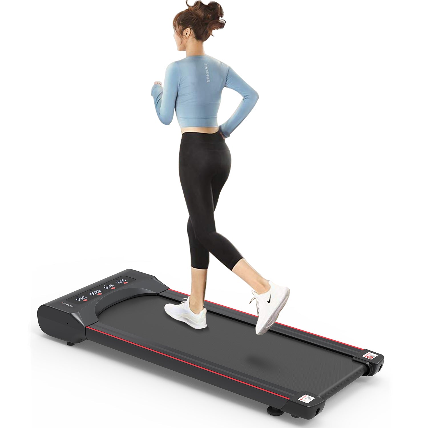 Under Desk Treadmill Walking Pad 300 lbs-American Furniture Outlet