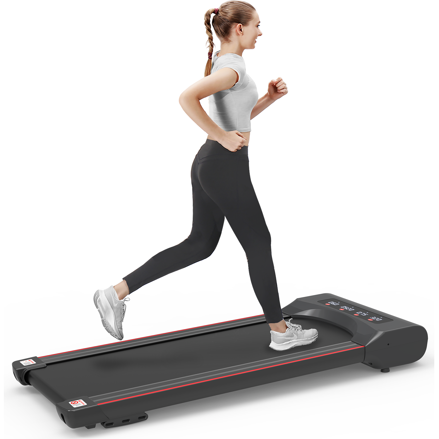 Under Desk Treadmill Walking Pad 300 lbs-American Furniture Outlet