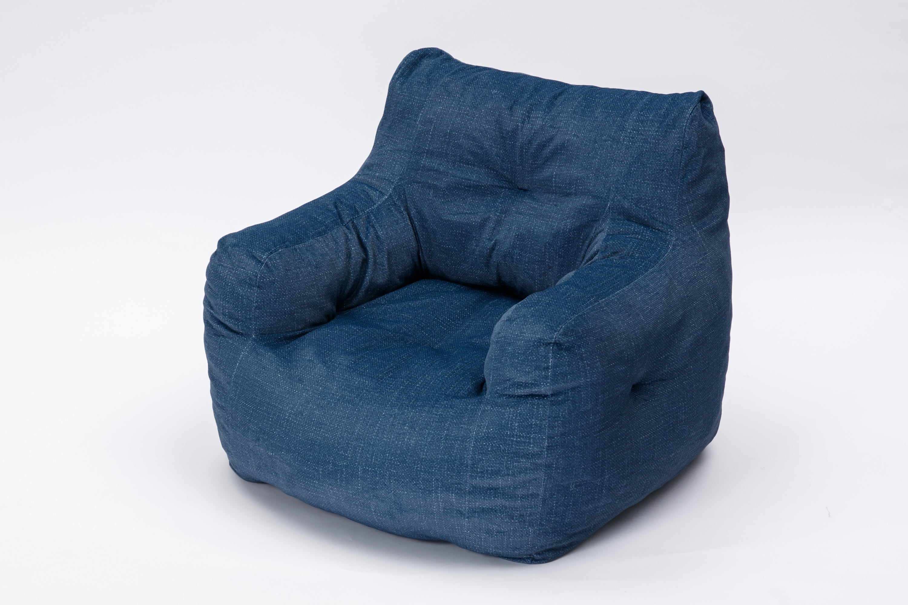 Velvet Bean Bag Chair w/ Memory Foam Filling-American Furniture Outlet