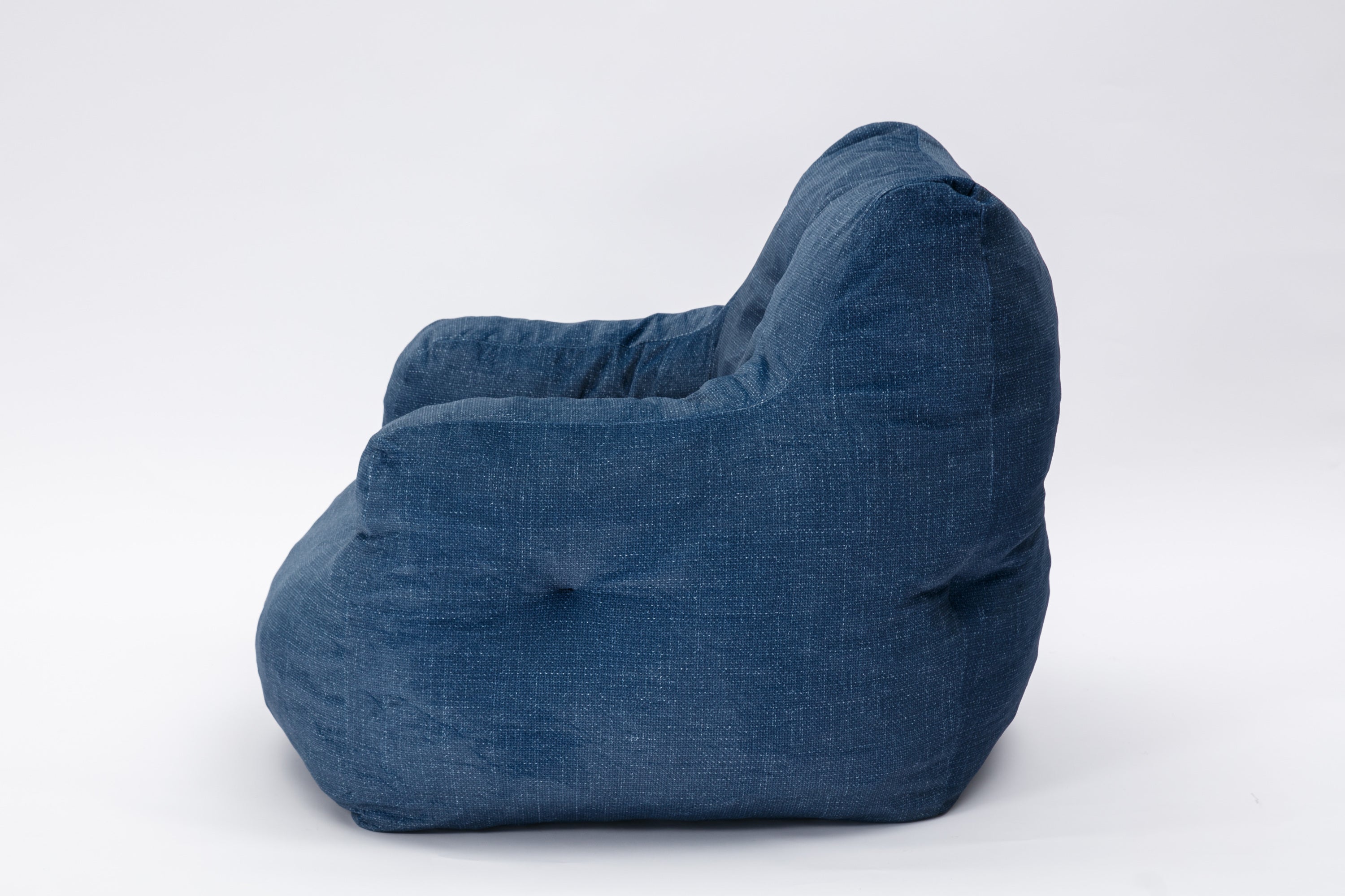 Velvet Bean Bag Chair w/ Memory Foam Filling-American Furniture Outlet